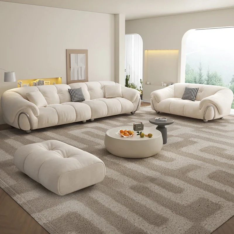 

straight row large and small apartment household living