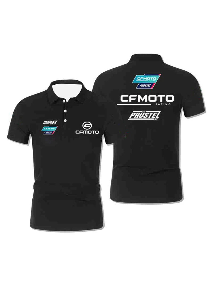 AliExpress CFMOTO Aspar Team Fan Motorcycle Polo shirt for Men Women Kids Comfortable Quick Dry Short Sleeve Fashion Casual Sports Top