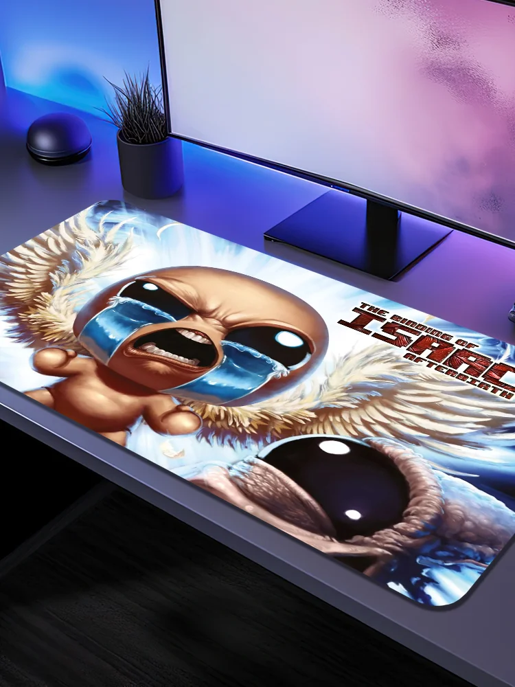 The Binding Of Isaac Custom Skin Natural Rubber Gaming Mousepad Desk Mat Size For Game Keyboard Pad For Gamer