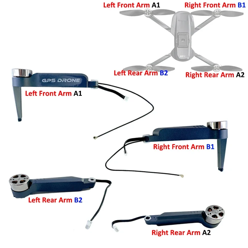 JHD LYZRC L200 PRO MAX Drone Body Arm Propeller GPS WiFi Board Main Board Motor Obstacle Avoidance L200 PRO Spare Parts