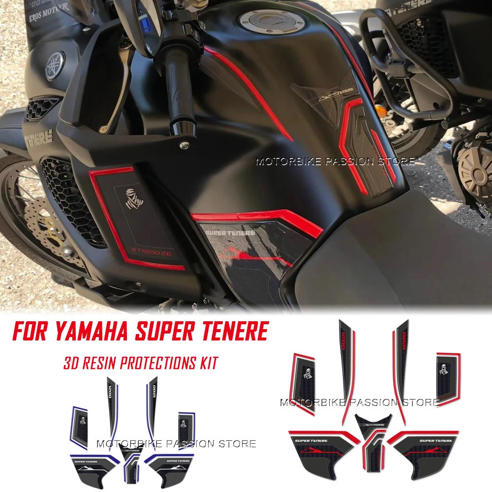 

For YAMAHA SUPER TENERE 3D Epoxy Resin Sticker for Motorcycle Tank Protection Kit Scratch Resistant Sticker Anti Slip Sticker
