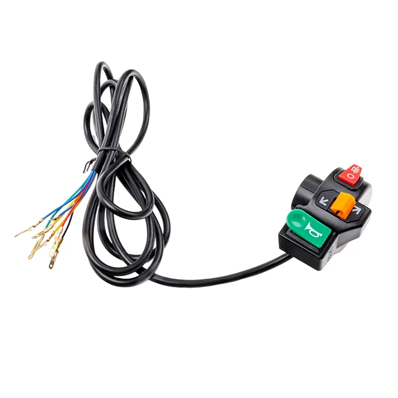 電動スクーターハンドルスイッチターンライトホーンヘッドライトコントロールスイッチ 3-in-1 スイッチ Citycoco 耐久性