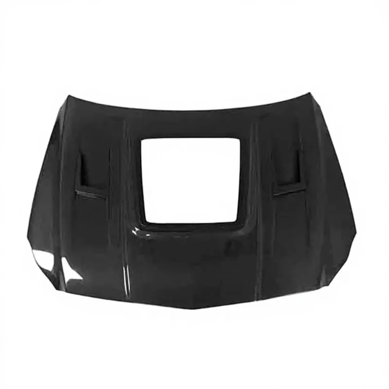Carbon-Fiber Hood -Class W205 Genuine C63 Style Clear-Lacquered Engine Hood Car Modification Front Bonnet OLIVER
