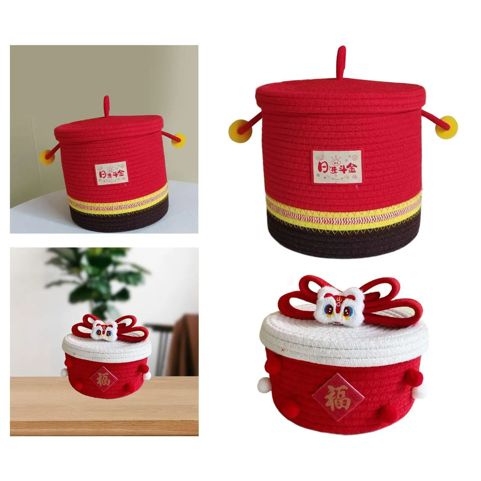 

Корзина для хранения из хлопчатобумажной веревки, декоративная корзина для хранения полотенец, пряжа для кухни