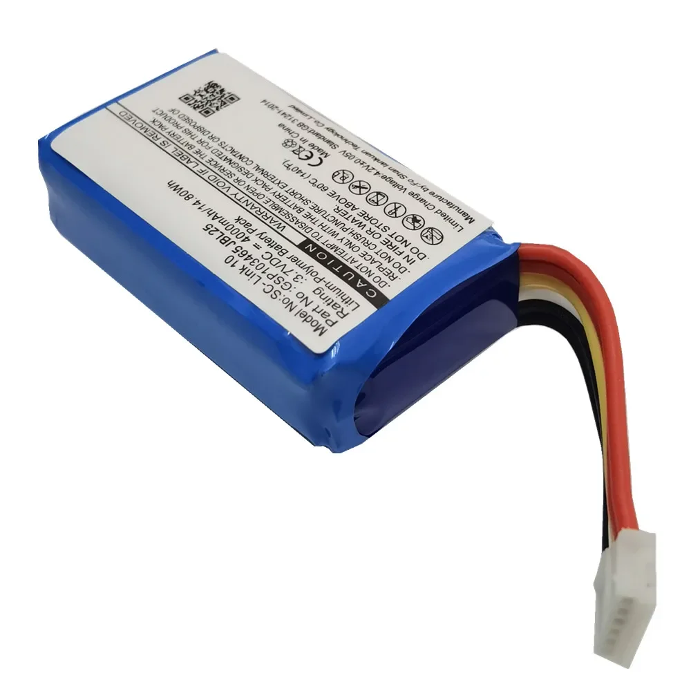 2024 Years 4000mAh Original Speaker  Battery For JBL Link 10 Link10 GSP103465 Wireless Bluetooth Replacement Batteries Bateria