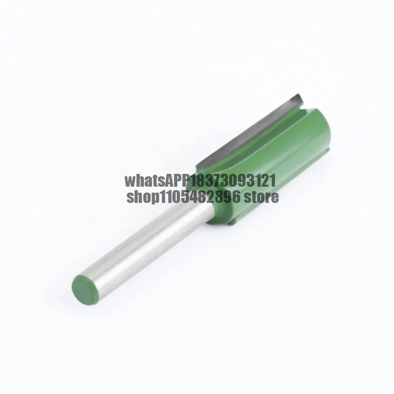 Double-edge milling cutter, unlocking tongue hole, cutter head diameter 6 mm, extended tungsten steel alloy cutter head