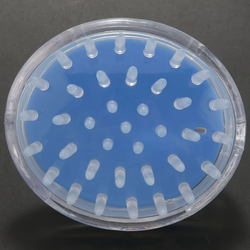 Champú para cabezal de cuero cabelludo, masajeador de masaje de ducha, limpieza, fregado limpio, cepillo para el cabello, peine, color aleatorio, 1 unidad