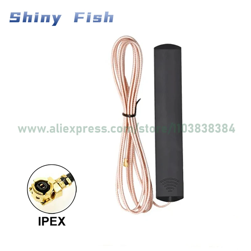 

1.5M RG178 Cable IPEX 3M patch Antenna 433MHz/315MHz/2.4G/5.8G/GSM/GPRS 4G LTE ZigBee Antenna Router Network Card