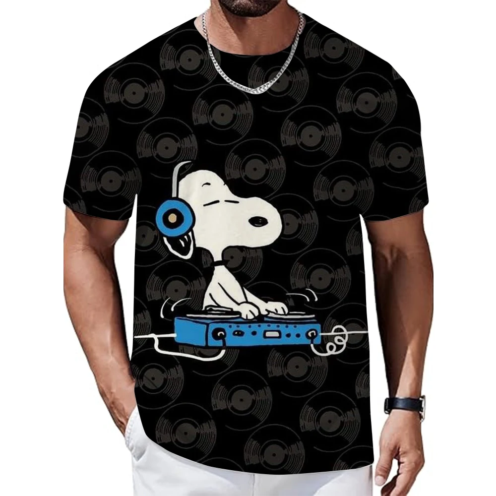 

（Miniso）Hot Snoopy Cotton Tshirt Men Streetwear Tshirt For Kid T Shirt Summer Women Men Cotton Oversized Tshirt Kid Men Clothe