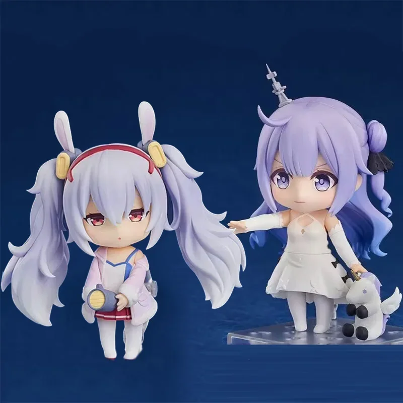 

10cm Anime #1923 Figurine Laffey Azur Lane Figure USS Hammann Action Figure Q Version Model Kit Cartoon PVC Model Toys Doll Gift