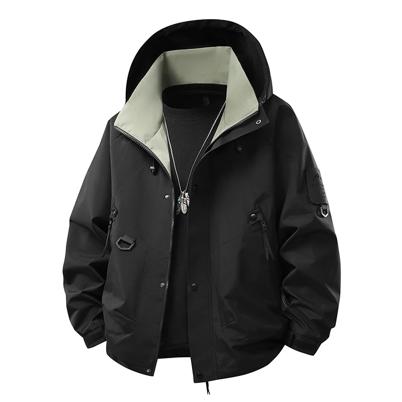 

Мужское пальто Тренч 2025 Модный свободный крой Повседневная рабочая одежда унисекс Стильная городская уличная одежда Минималистичный дизайн Модель для пары