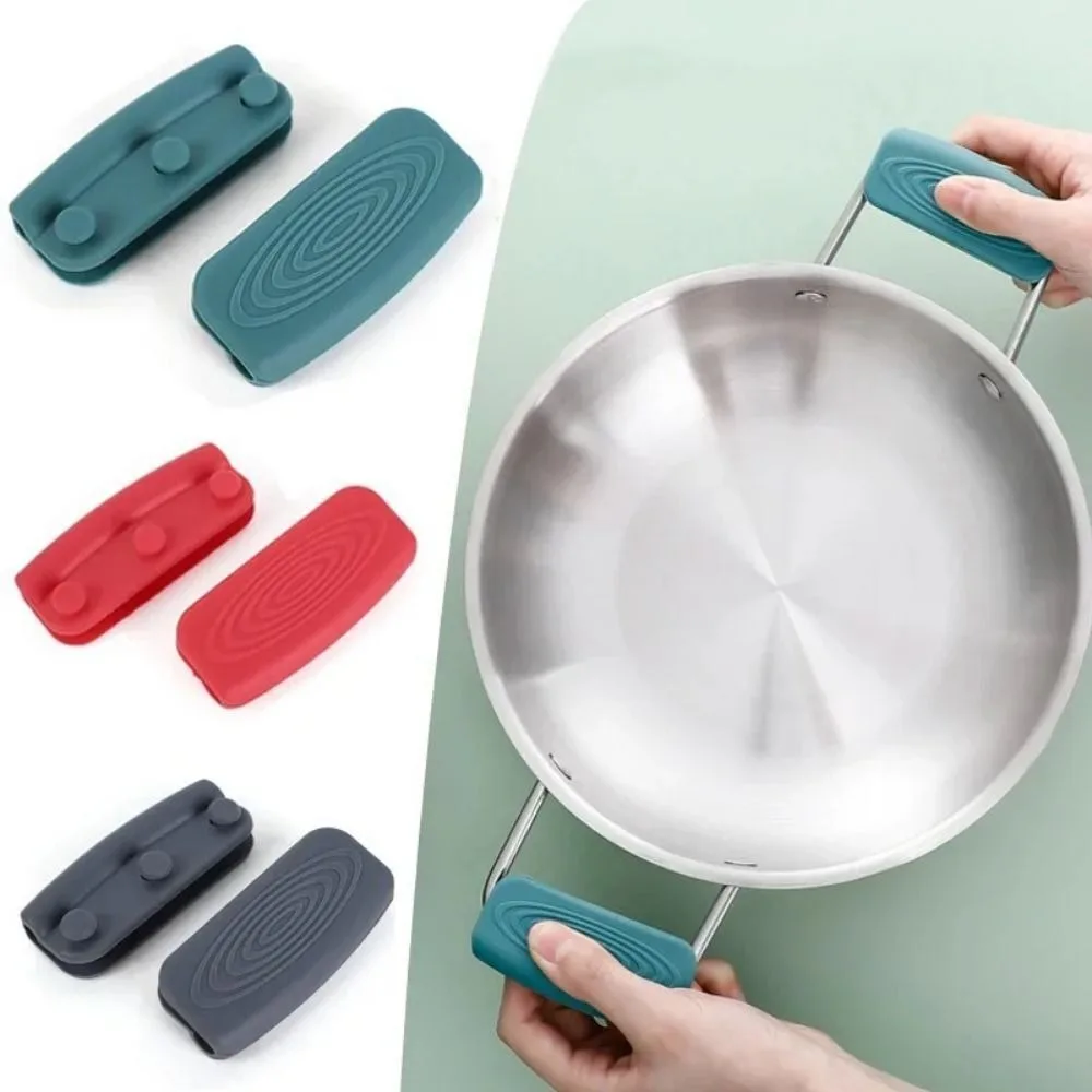 Silicone Handle Cover for Pot Pan SaucepanSleeve Slip Cover Grip Handle Cover