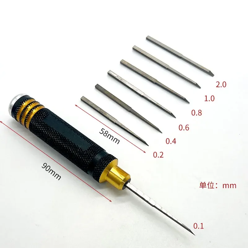 Model Carving Knifesharp Resin Carved Scribe Line Cutting Tool Wear Resistant Modeling Scriber For Engraving Carving Cutting Set