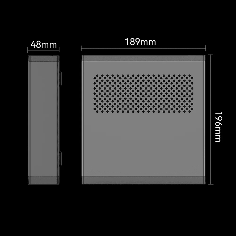 MS-01Workstation 게이밍 미니 PC 데스크탑 컴퓨터, 인텔 i9 13900H 12900H, 2x10G SFP + 2x2.5G LAN, 2xDDR5 3xNVMe 2xUSB4 PCIEx16