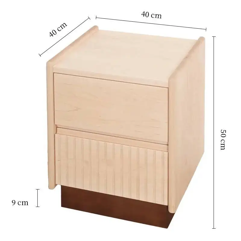 Vintage Luxury Nightstand Practical Aesthetic Management Drawers Bedside Table Storage Unique Bedroom Furniture Mesa De Noche