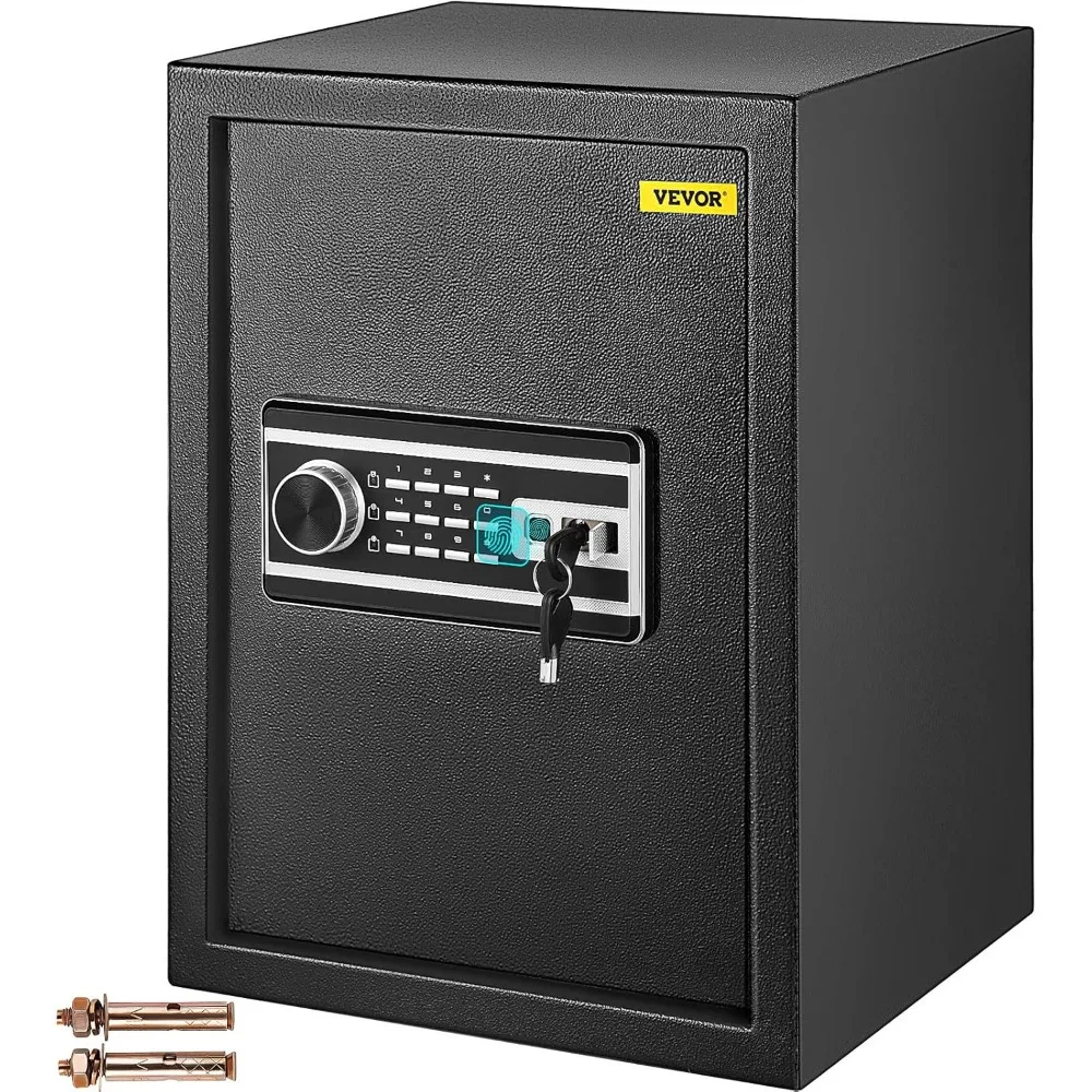 Accesso alle impronte digitali Cassaforte digitale in acciaio da 2,1 piedi cubi per riporre contanti e oggetti di valore