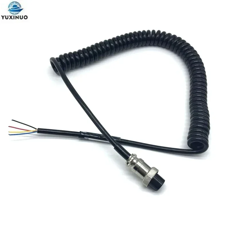 Replacement 4 Pin Cobra Uniden Speaker Microphone Cable for Cobra PR550 PR3100 PR4000 MRHH100 Car Mobile CB Radio Accessories