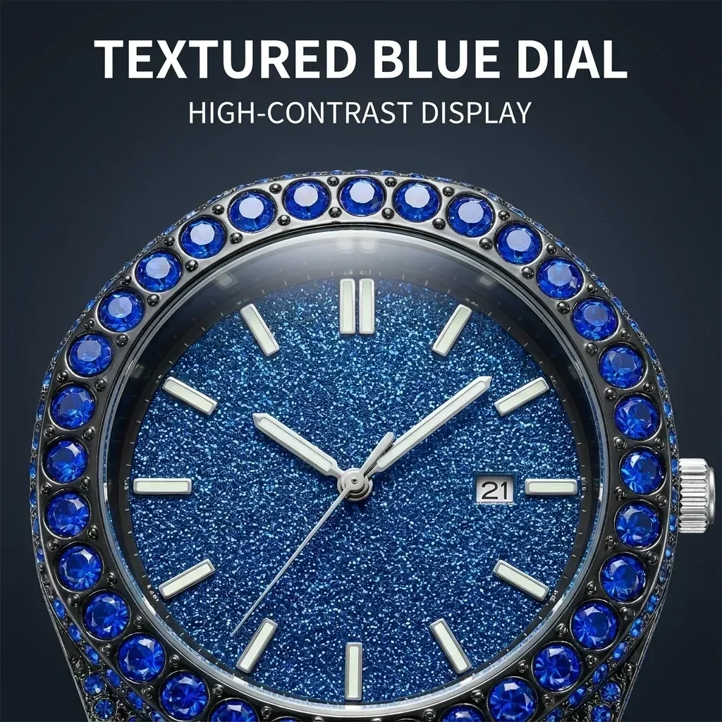 Luxury and exquisite men's watches, multi-dimensional straps, a must-have for parties and festivals
