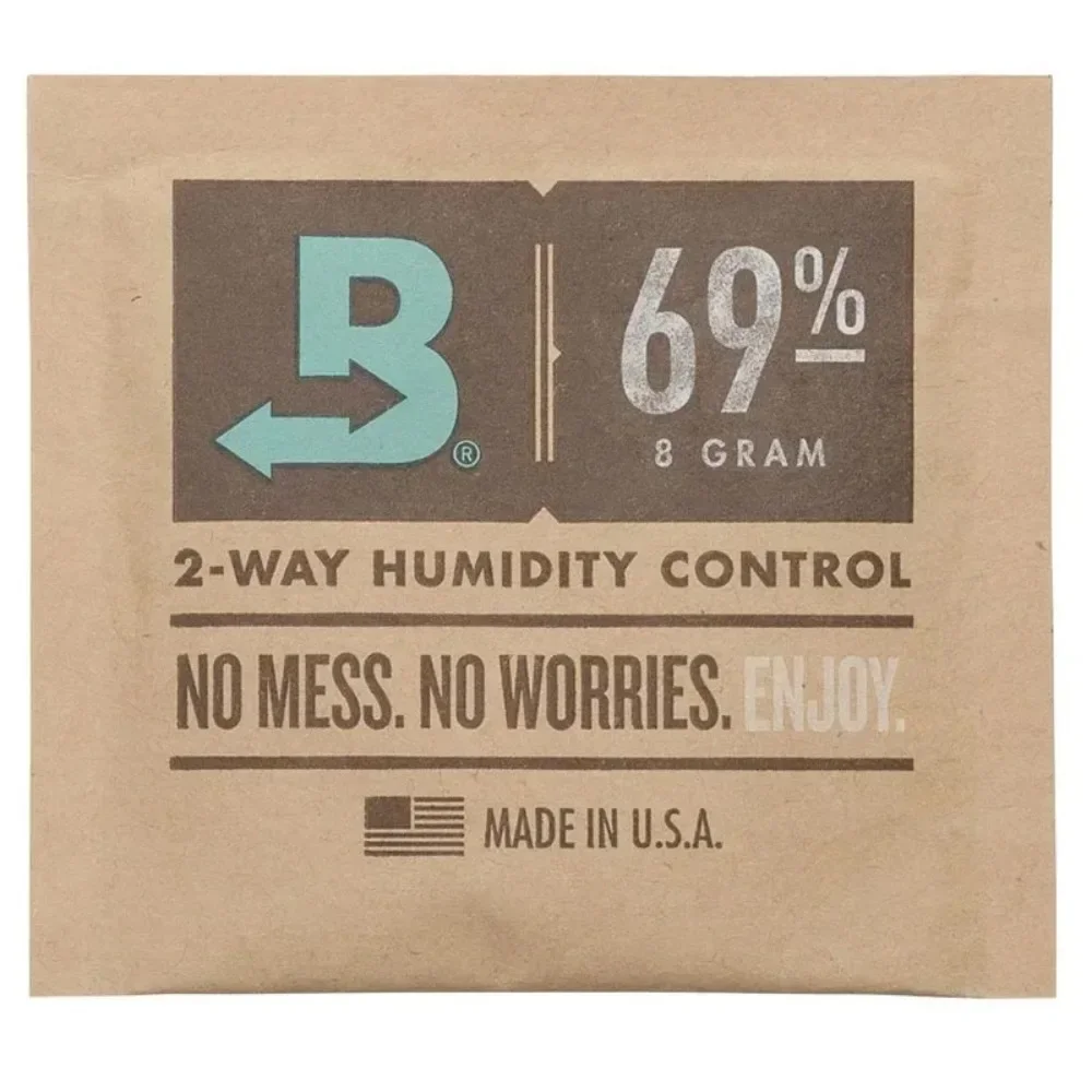 Oryginalne importowane torby na Humidor z cygara Boveda 72 62 65 69% tytoń 8g opakowanie nawilżające