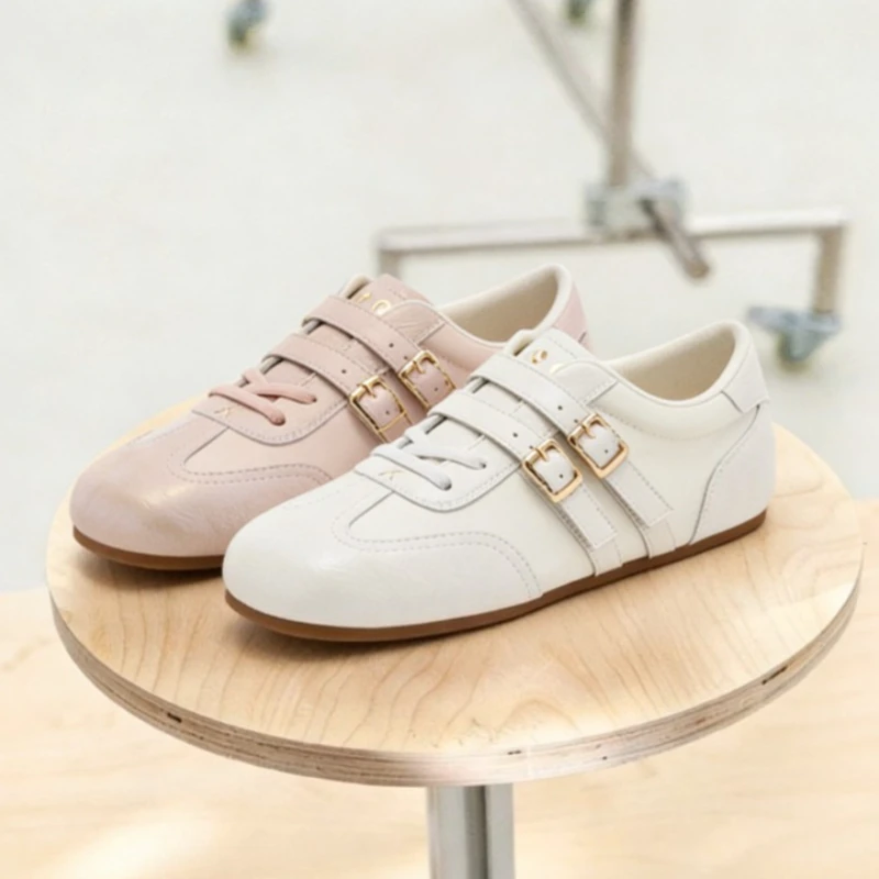 

Женские повседневные кроссовки-лоферы на плоской подошве, летние, трендовые, для бега, комфортные, новые, кожаные, Zapatos Mujer