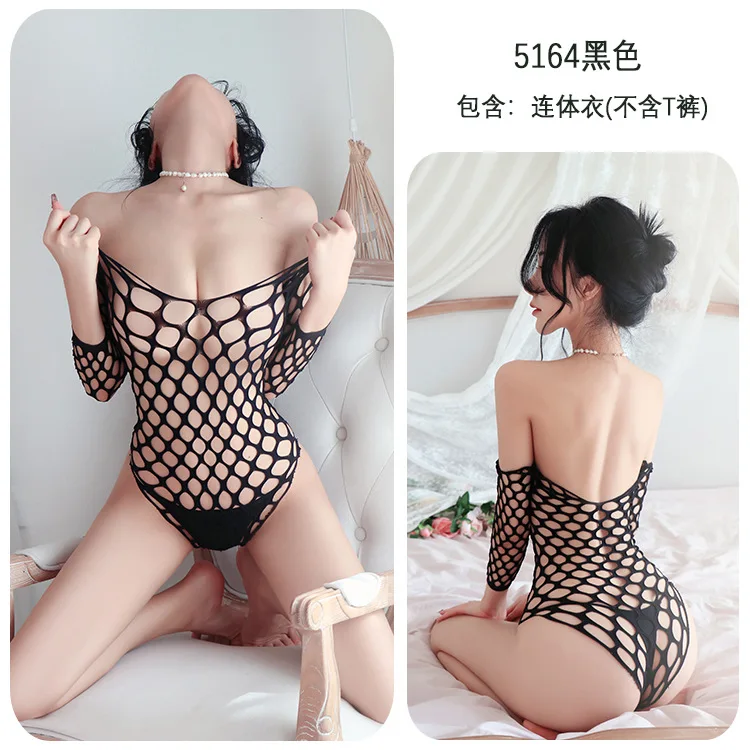 

Длинное нижнее белье Night Passion, сексуальные жаккардовые чулки с открытой промежностью, боди в сеточку, платье в сеточку без съемки, чулки ручной работы 5164