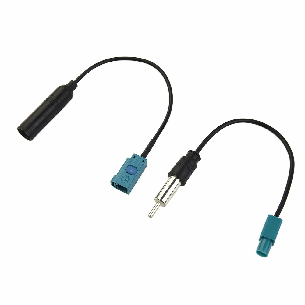 

2pcs Cars 15cm Stereo Radio Antenna Cables Z Male To DIN Plugs Plugs Radio Converter Cables Radio Antenna Adapters Cables