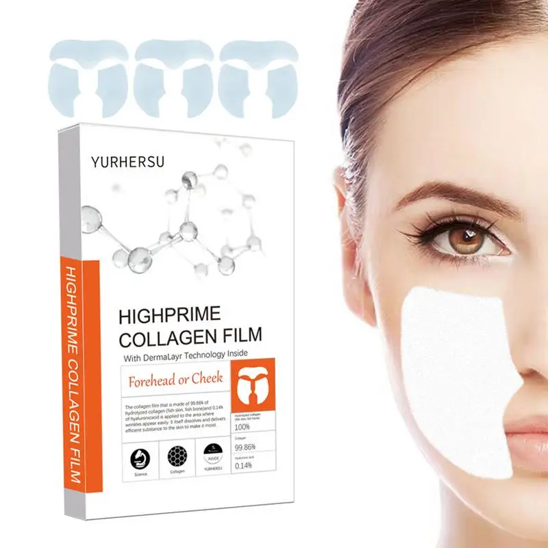 Collagen Mask Soluble Lifting Anti-Aging Film Skin Care Remove Dark Circles Nourish Mask High Prime Collagen film