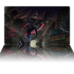 YuGiOh Dinomorphia Kentregina Playmat TCG CCG Board Game Trading Card Game Mat Custom Mouse Pad Desk Mat Zones Free Bag 60x35cm