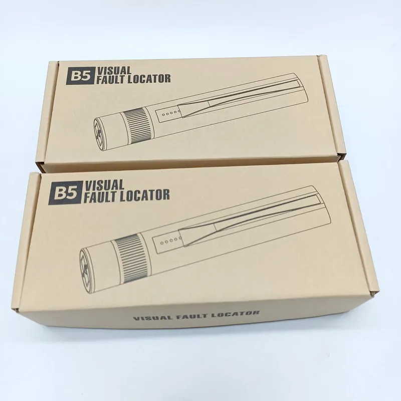 Fiber Optical Visual Fault Locator Rechargeable Fiber Optic Tester FC SC ST Lithium Battery Optical Cable B5 VFL Red Pen FTTH