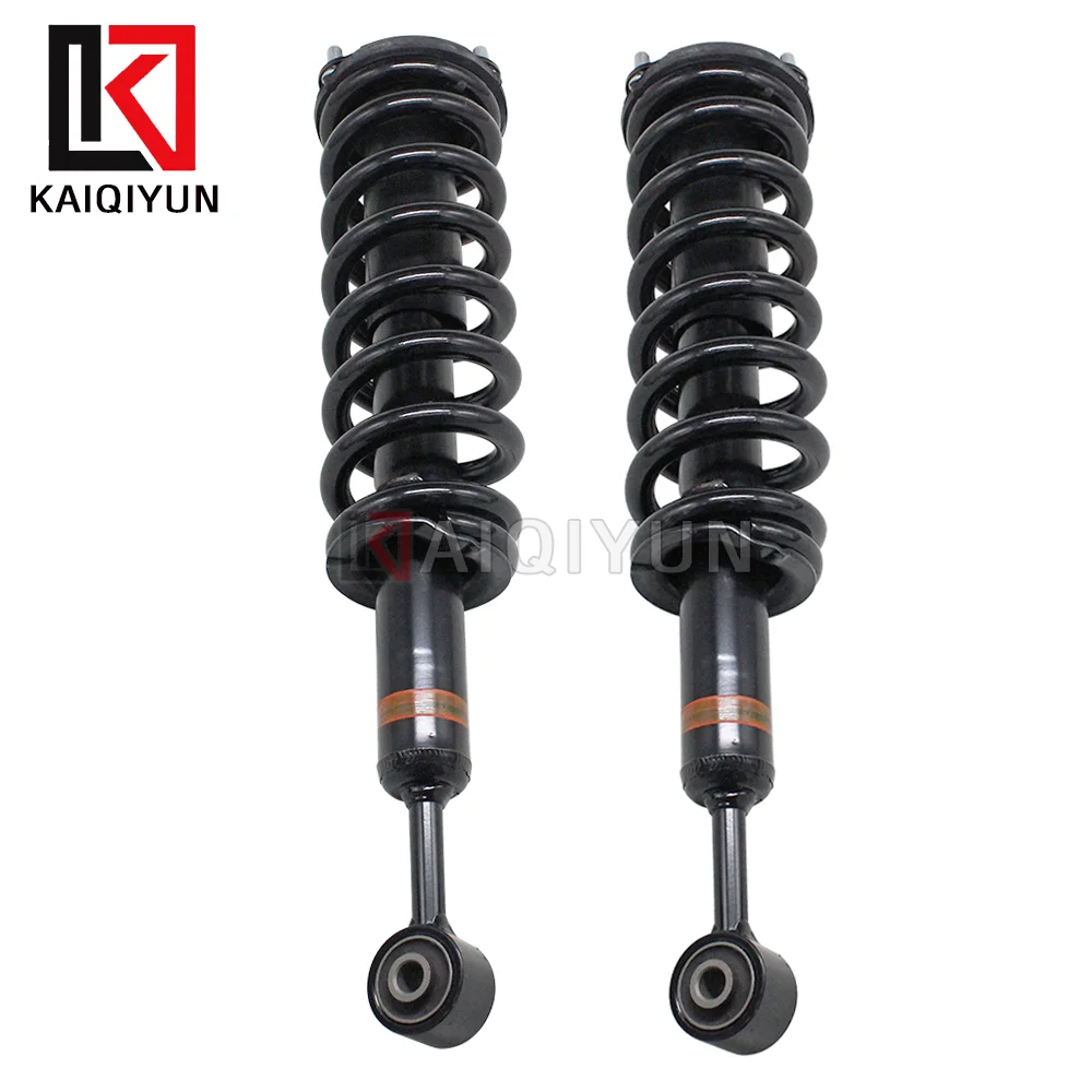 Pair Front Shock Absorber Assy For Toyota Land Cruiser Prado 120 2002-2009 for Lexus GX470 2003-2009 w/ Sensor 48510-60121