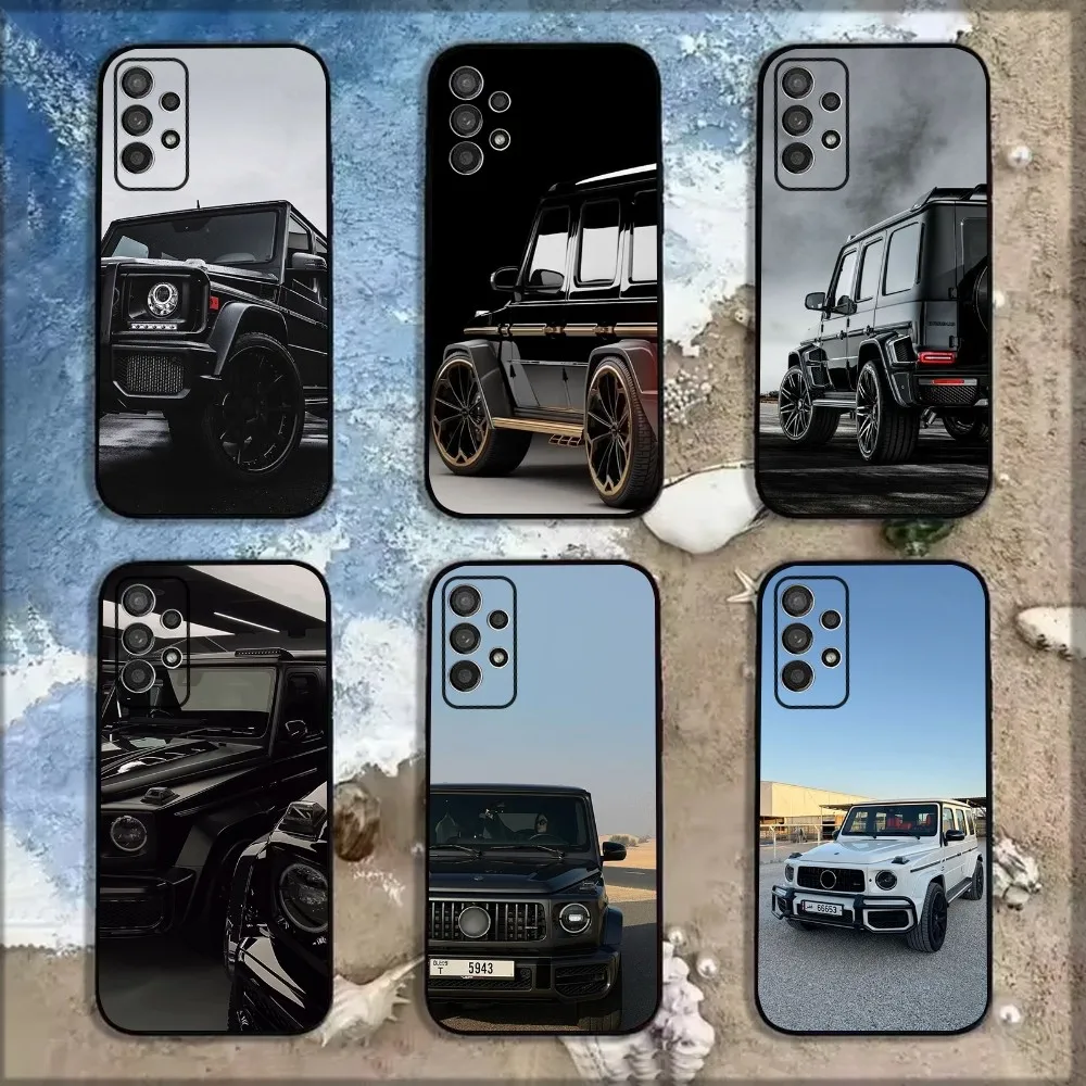 

Sports Car SUV Phone Case For Samsung Galaxy A13,A21s,A22,A31,A32,A52,A53,A71,A80,A91 M-Mercedes-ES G Soft Black Shell