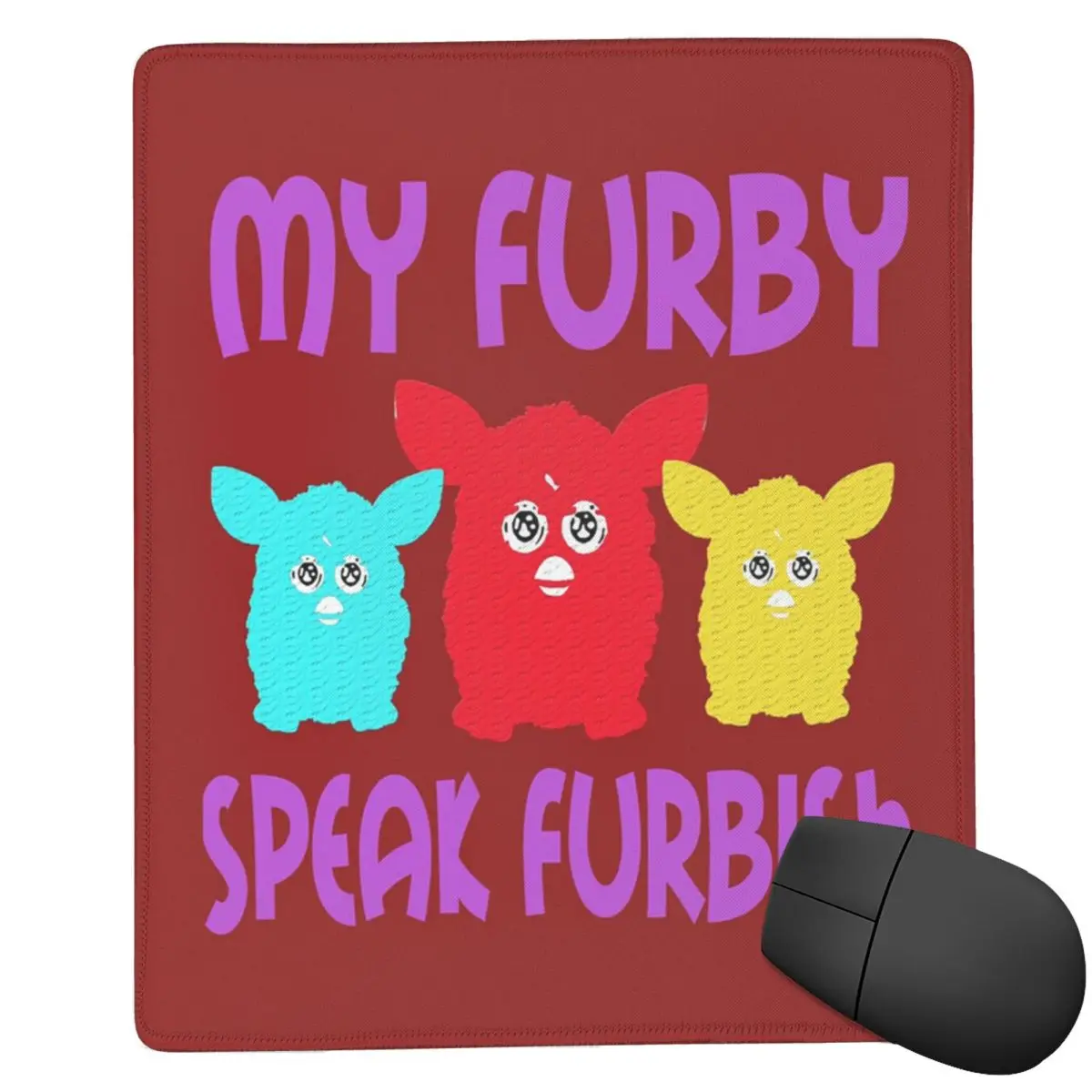Nightmare Furby Cartoon Robot Toys Mouse Pad Computer Keyboard Mouse Mat Gaming PC Laptop Desk Mat Office Accessories