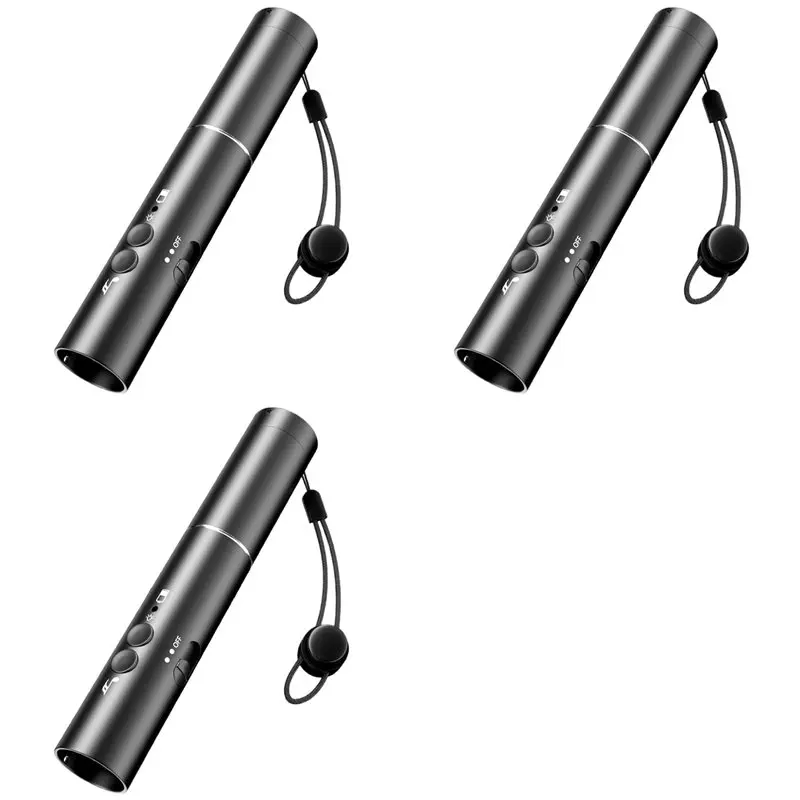 AAAEL-3X Electronic Whistle With USB Charging ,Sports Whistle Handheld Flashlight For Football Soccer Lifeguard Classroom