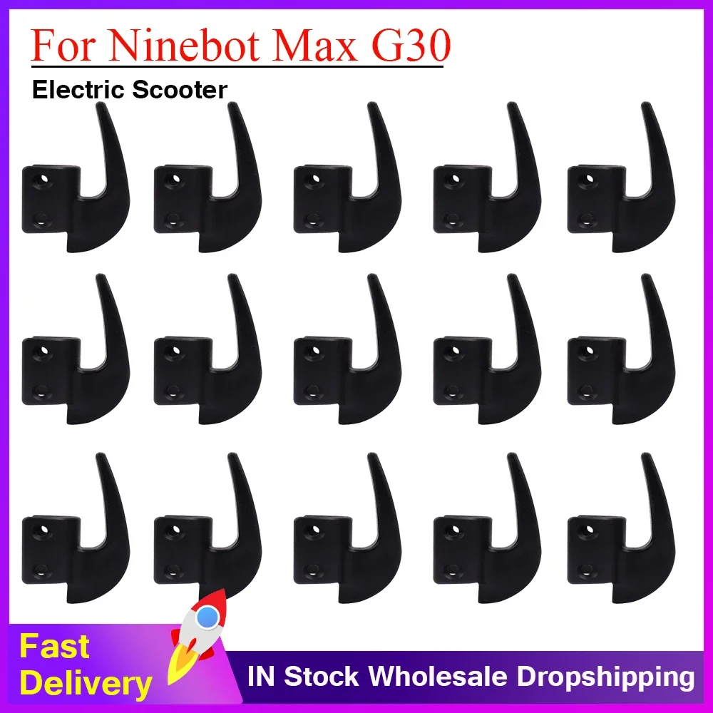 

15 шт. прочный передний крючок для Segway Ninebot MAX G30, вешалки для хранения электрического скутера, крючок, детали для скутера, аксессуары