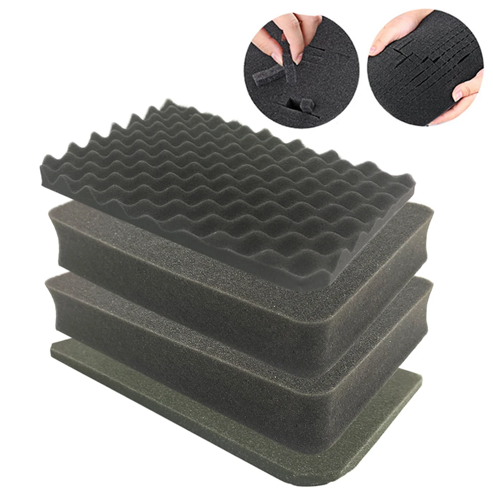 DIY Foam Shockproof Sponge Grid Hand-tear Cotton Lining Packing Block Shockproof Pad For Tool Box Packaging