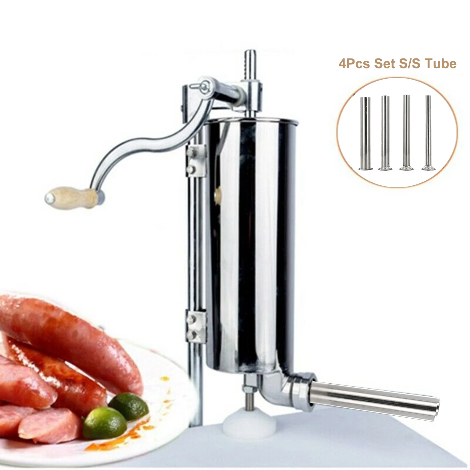 Easy to Clean Sausage Stuffer Tubes, Dishwasher Safe, Enjoy Delicious Sausages without Worrying about Cleaning