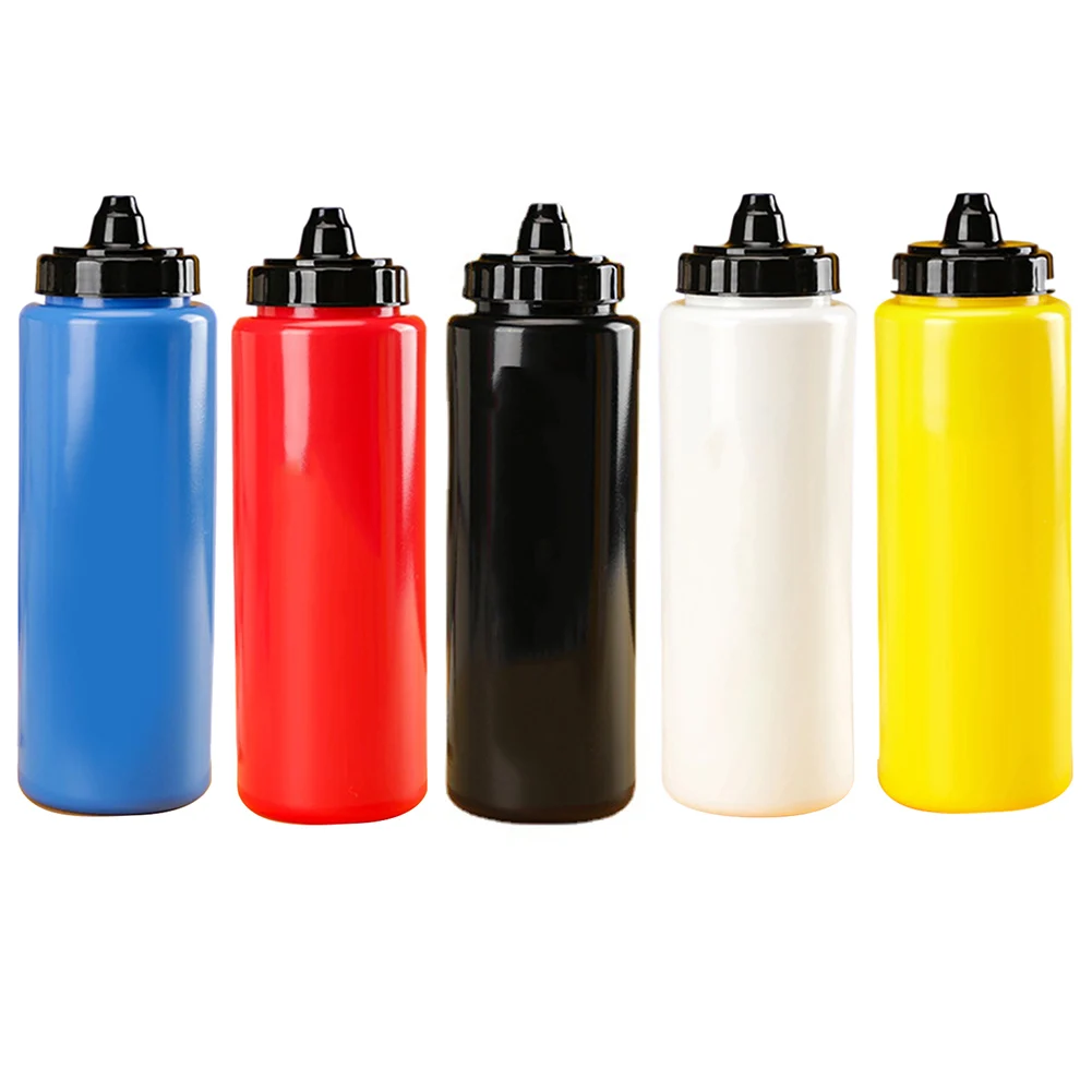 1L Ice Hockey Water Bottle Sports Water Bottle Leak-Proof For Ice Hockey Lacrosse Football cycling Sports Equipment