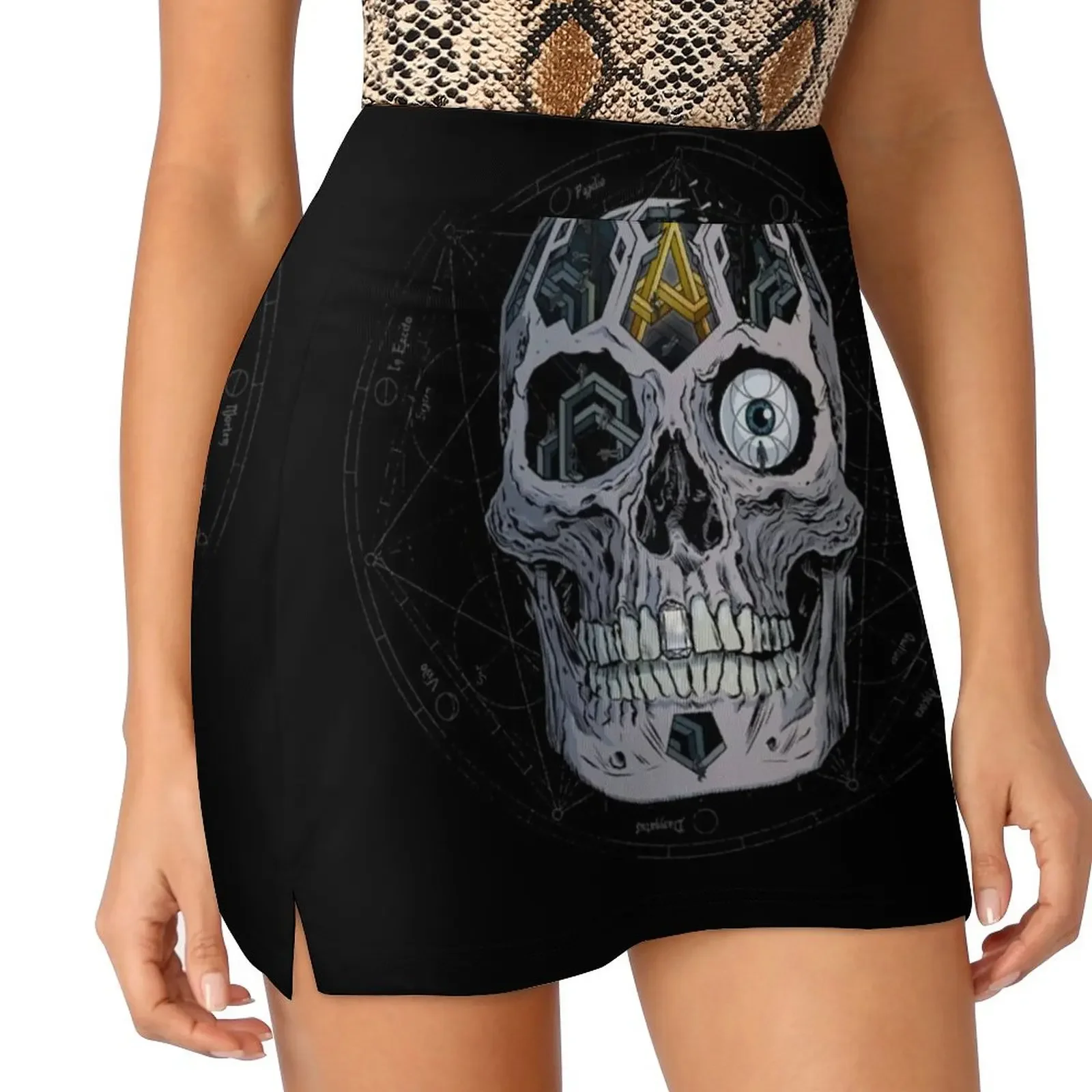 

Atreyu - In Our Wake, Skull Album Cover Design Mini Skirt mini denim skirt kawaii clothes fairy grunge fashion