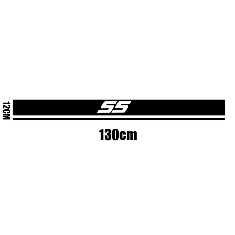 Car Styling Hood Cover Stickers for Chevrolet TRAX TRACKER ONIX SUBURBAN SS SPARK SONIC ORLANDO SILVERADO MALIBU Strip Decal