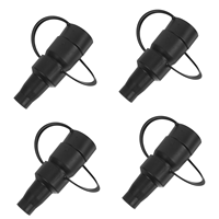 4 Pcs Replacement Nozzle Air Pump Nozzles Plastic Tub Inflatable Bed Attachments Car Mattress