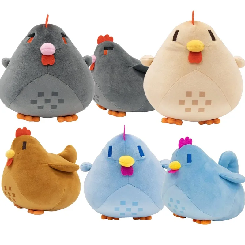 Cartoon Chicken Cosplay Plush Junimo Plushies Star Game Fantasia Dew Valley Mascot Adult/Kids Xmas Birthday Gifts 20CM