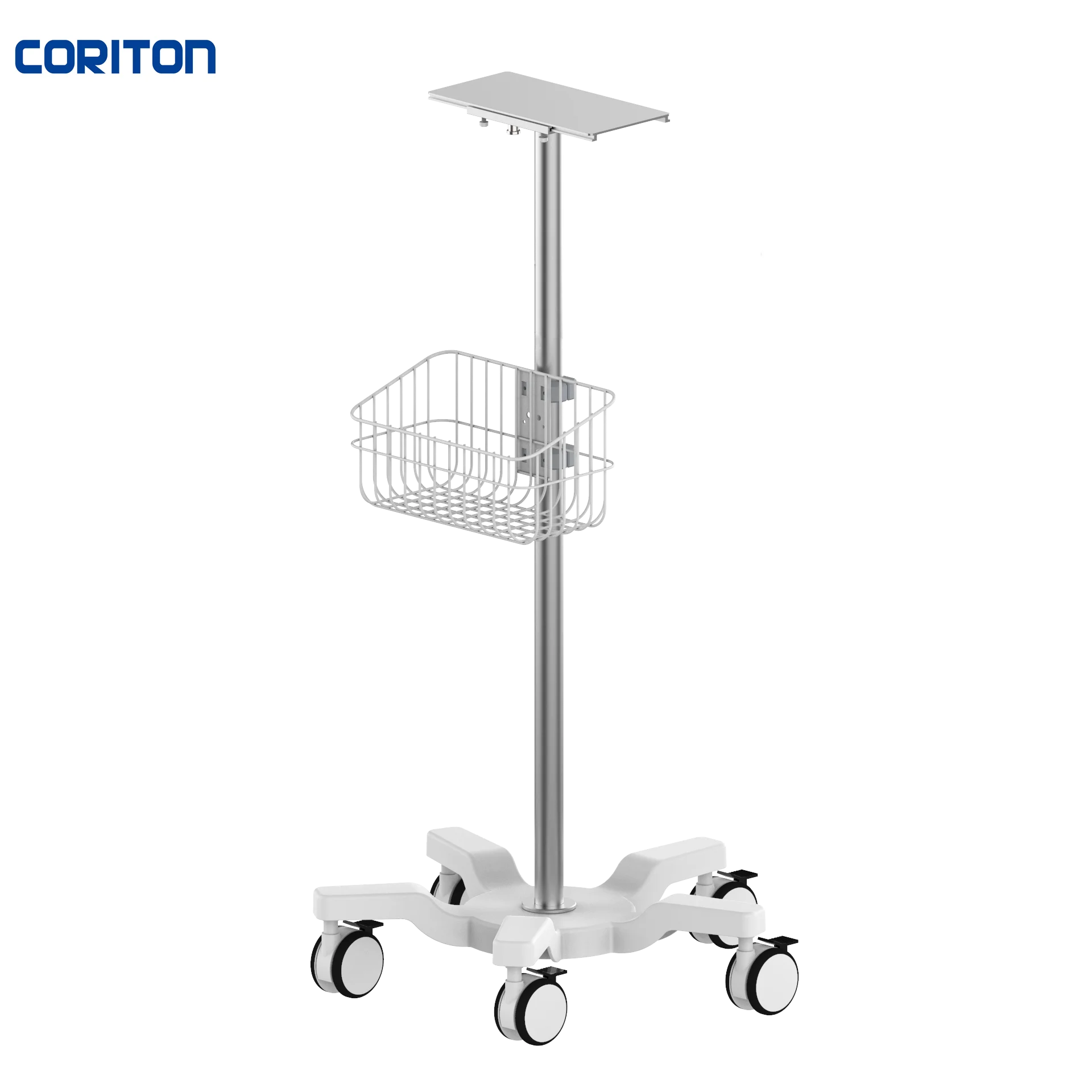 ZOLL AED Plus roll stand Hospital bracket Edan Biolight Cheap hospital medical trolley roll stand