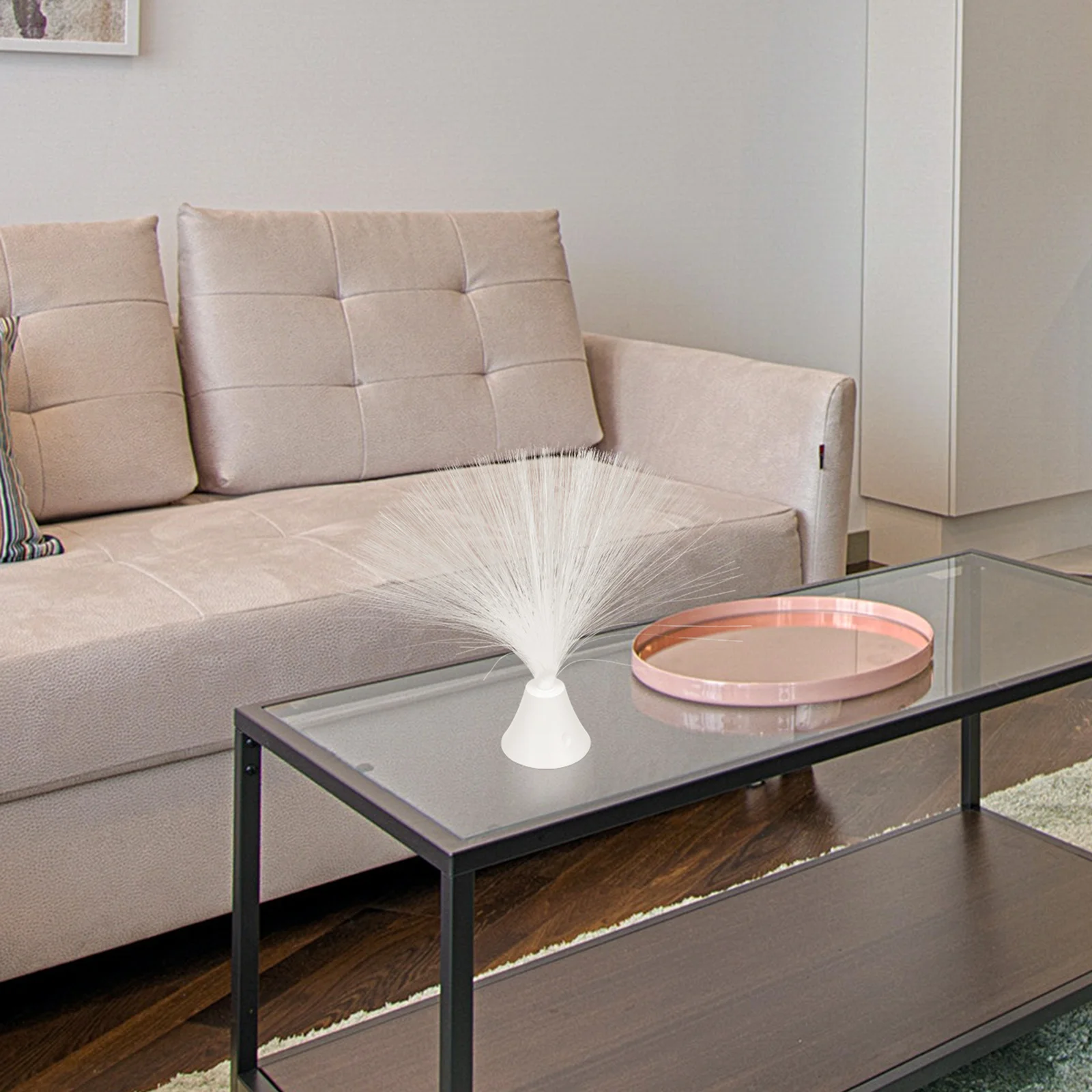 

Light Changing Fiber Optic Lamp Usb Desktop Ambient Light For Bedroom Decorative Atmosphere