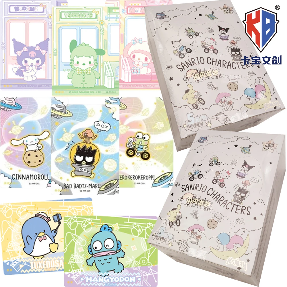 Genuine Kabao Popular Anime Cartoon Cute Star Hobby Collection Cards Retro Design Amusement Park Joy Character Cards Kids Gifts