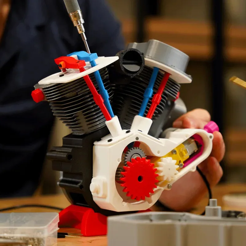 

Engine Creativity Bambu Lab DIY 3D Printing Model Components Kit Creative 005 Parts for 3D Printer