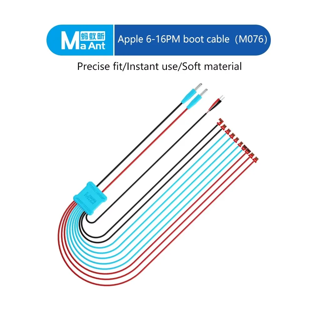 MaAnt M076 Boot Power Cable Battery Activation Line for iPhone 6 7 8 X 11 12 13 14 15 16 Pro Max Mobile Phone Repair Tools