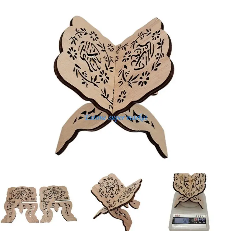 090bクリスマス祈りの本ホルダー木製の装飾品はアクセサリーパーティーのおかげで提供