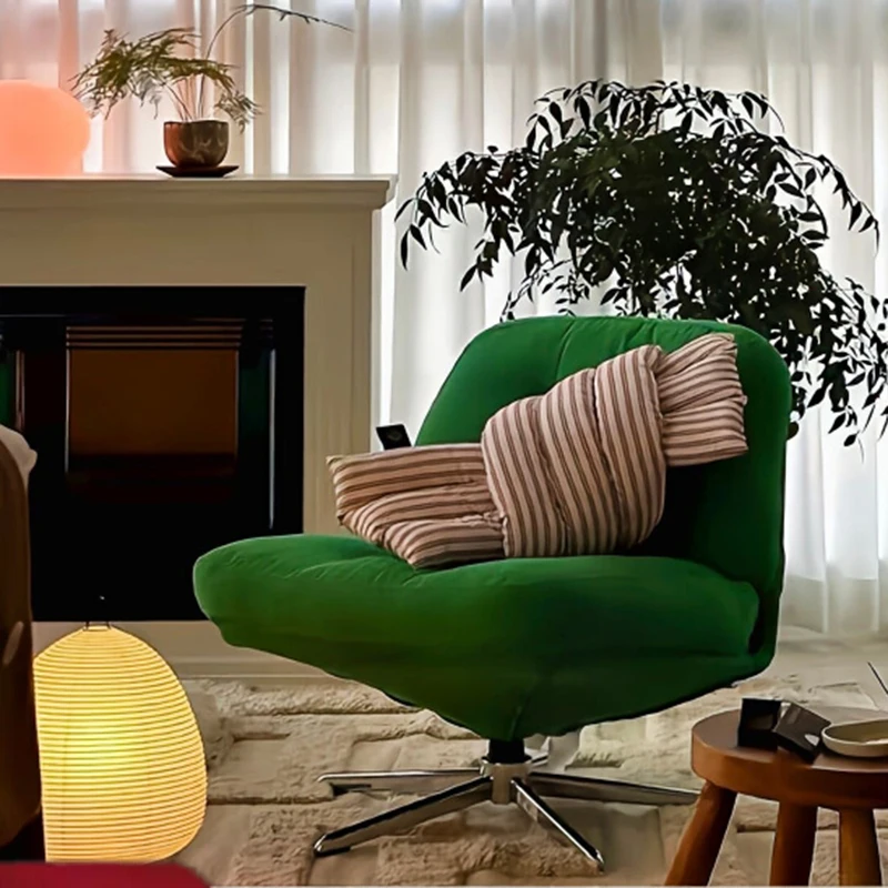 

Makeup Reading Living Room Chairs Relax Sofa Balcony Dresser Comfortable Chairs Metal Lazy Fauteuil Salon Postmodern Furniture