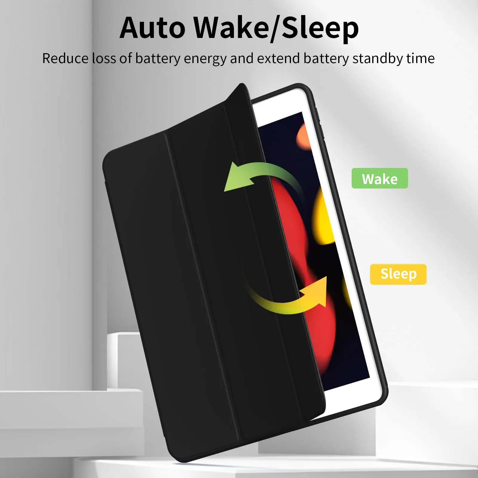 For iPad 10.2 7th 8th 9th GenerationSoft Silicone Case For Apple iPad 7 8 9 2019 2020 2021 PU Leather Flip Smart Cover