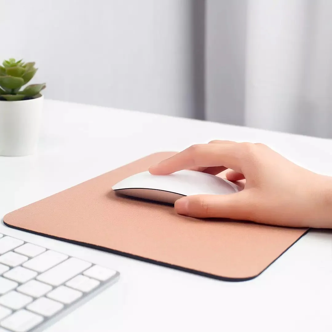 Natural Cork Portable Computer Mouse Pad Antibacterial Stain Resistant Waterproof Constant Temperature Desk Pad